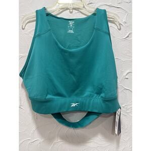 Reebok ID Train High Support Bra - Color: Teal - Size: 3x. (22-24W)